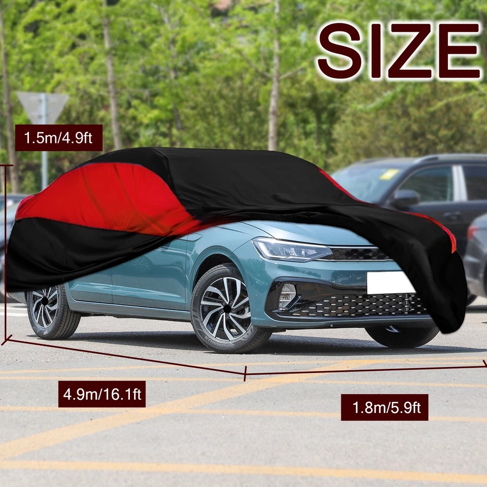 Cubierta completa para automóvil al aire libre apta para Kia protección contra todo tipo de clima nieve resistente al polvo UV Foto 3 de 4