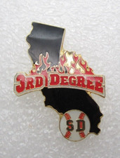 3rd Degree Hot Fire San Diego California CA Lapel Pin C504 