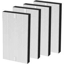 4 Pack F1 True HEPA Repalcement Filter Compatible with 3M Filtrete Room Air P...
