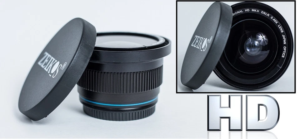 New Super Wide HD Fisheye Lens for Canon Vixia HF M52 - Image 2 of 4