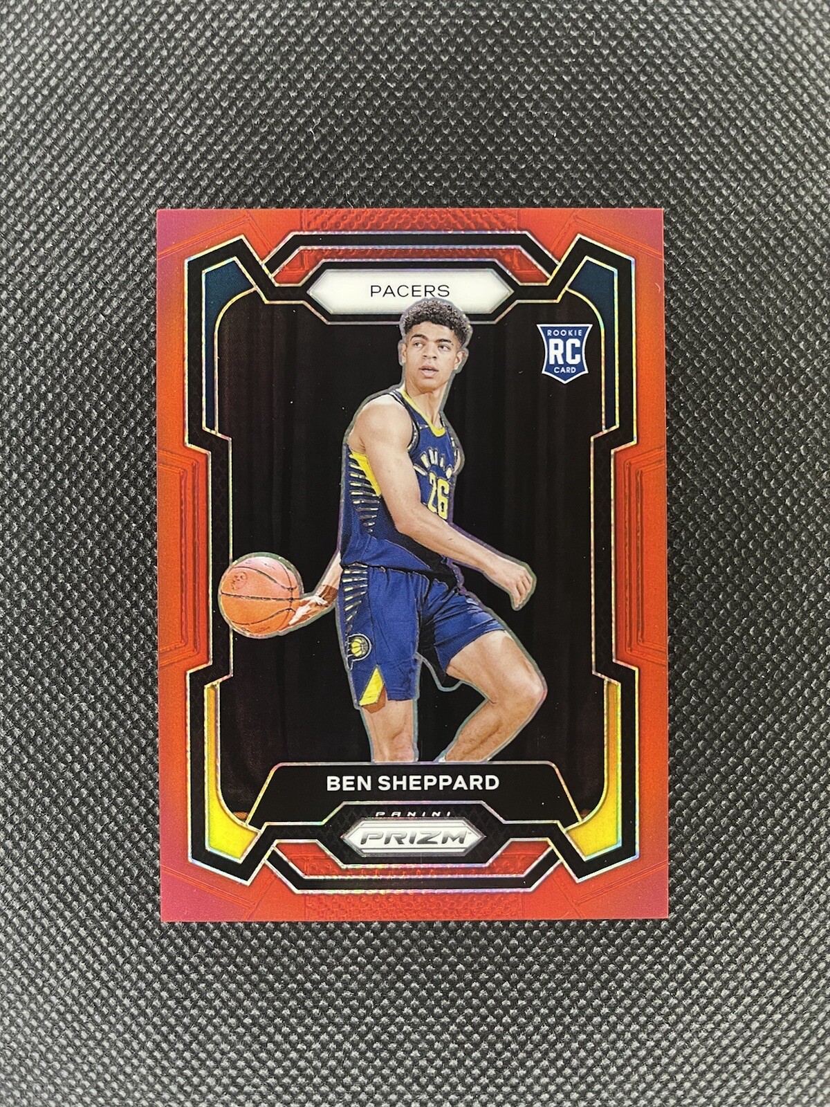 2023 Panini Prizm Ben Sheppard True Red /299 Rookie RC Indiana Pacers #172