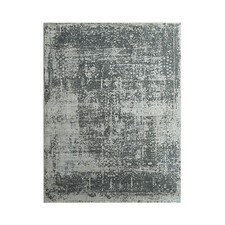 8x10 Gray Transitional Hand Made Wool Area Rug