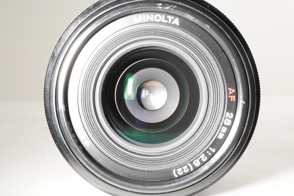 MINOLTA AF 28mm F2.8(22) AF Wide Angle Lens from Japan #0207 MINOLTA AF 28mm F2.8(22) AF Wide Angle Lens from Japan #0207