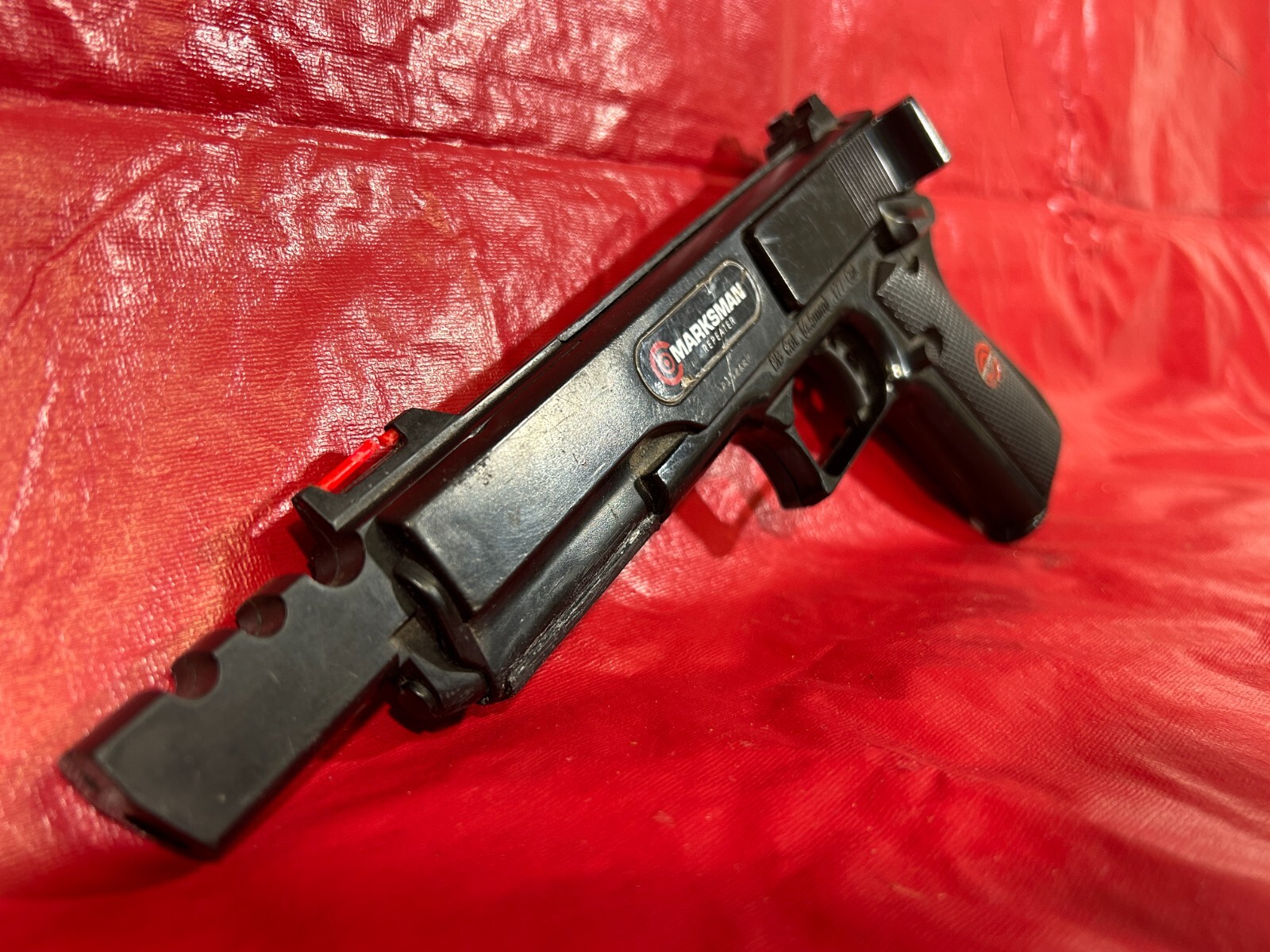 VTG. MARKSMAN PISTOL REPEATER .177 CAL BB PELLET AIR GUN 1911