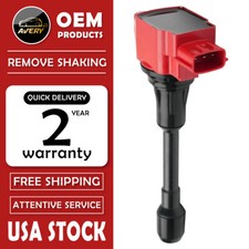 RED Ignition Coil for Nissan Altima Sentra Rogue Cube 2.5L Infiniti FX50 UF549 