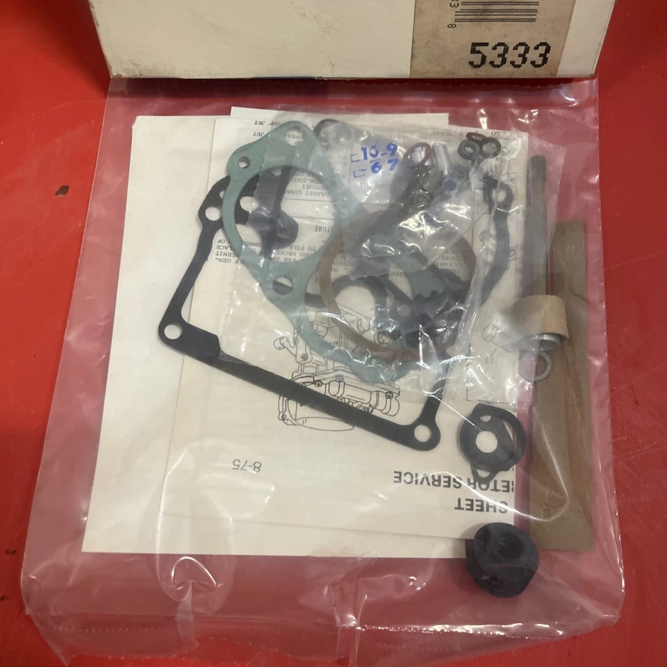 Kit de reparación de carburador/sistema de combustible Tomco 5333 para camioneta Toyota Hi-Lux 1969-1971 Foto 2 de 3