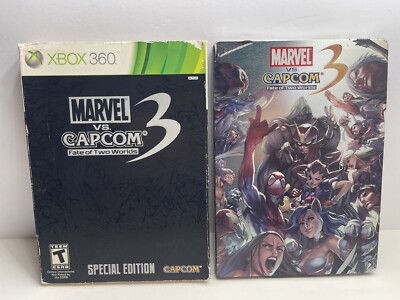 Marvel vs Capcom Fate of Two Worlds Special Edition Xbox 360 Steel Book  CIB 13388330362|