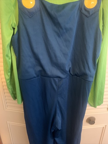 Luigi Deluxe Super Mario Brothers Nintendo Halloween Adult Costume L-XL Cosplay - Picture 4 of 9