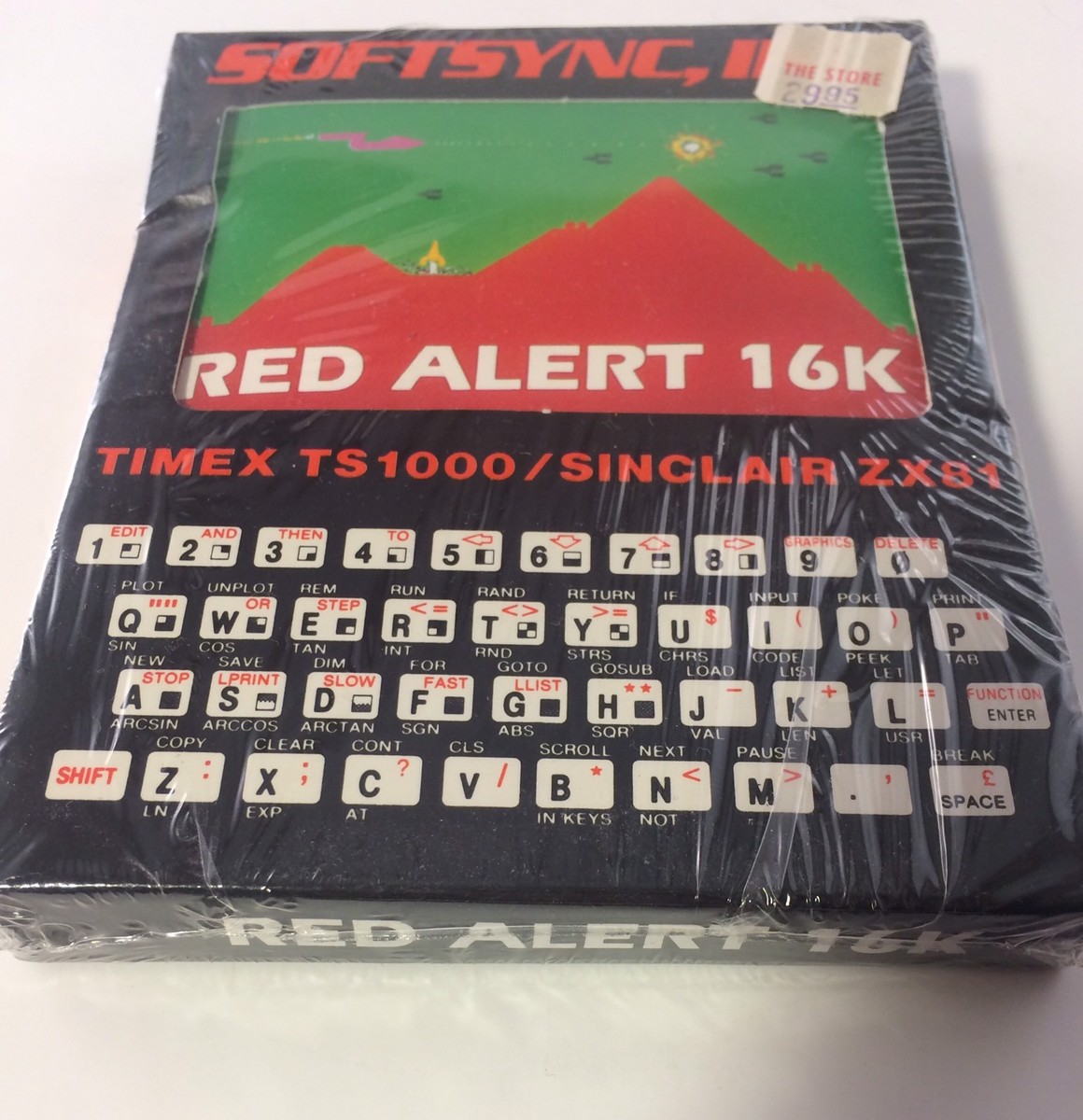 red tree① Timex Sinclair TS1000 ZX81 Softsync Red Alert 16K Game Software