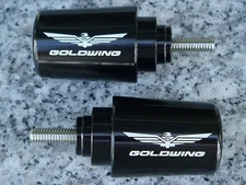 2001-2026 Honda Goldwing Gold wing 1800 CUSTOM BLACK BILLET BAR ENDS