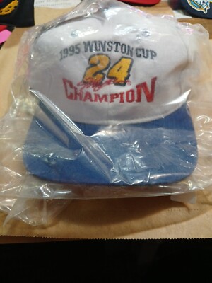 VINTAGE 1995 Jeff Gordon Winston Cup Champion Snapback Nutmeg Mills Hat Cap