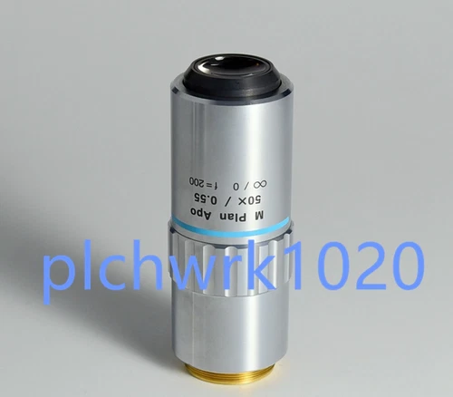 1 PCS mitutoyo M Plan Apo 50x/0.55 Microscope Long Objectives Tested