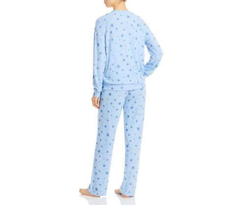Aqua 289688 Women's Star Print Pajama Set size M - Picture 2 of 2