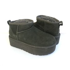 UGG CLASSIC ULTRA MINI PLATFORM FOREST NIGHT SHEARLING BOOT US 7 / EU 38 / UK 5