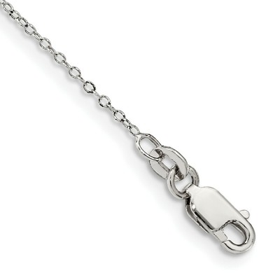 Sterlingsilber Kabelkette Fußkettchen 9'''', 10'''' Zoll Längen