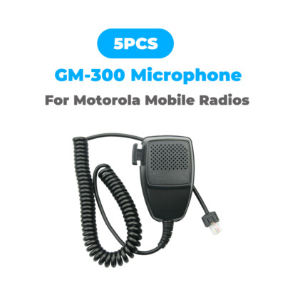 5PCS HMN3596A 8 Pin Microphone For Motorola GM300 GM338 GM950 GM3688 CM200 Radio