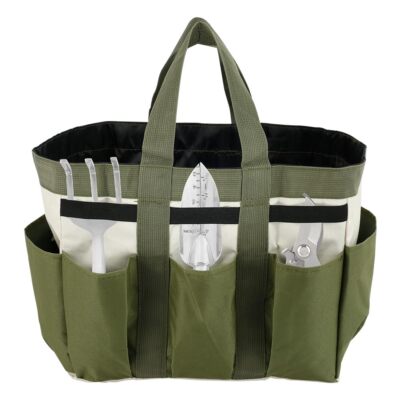 Bolsa portaherramientas de jardinería con 8 bolsillos