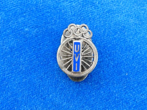 Badge Ancien Cyclisme RCP, Broche Vintage Années 80, Made In France