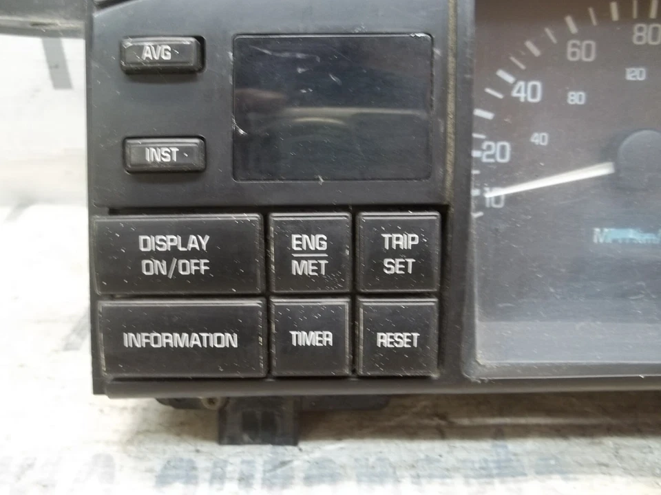 94 CADILLAC ELDORADO SEVILLA INSTRUMENTO VELOCÍMETRO SPEEDO CLUSTER 16200246 OTD Foto 4 de 4