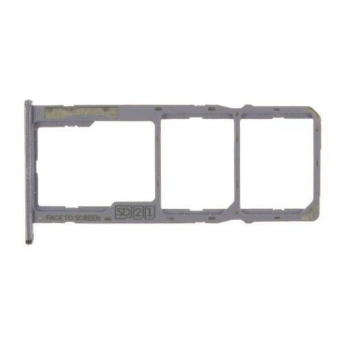 SIM Micro SD Card Tray Dual for Motorola Moto G7 Power Violet Replacement Parts - Picture 1 of 2