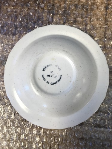 VERNON WARE METLOX VINEYARD SMALL BOWL (READ DESCRIPTION) FAST SHIPPING!! - Picture 8 of 12