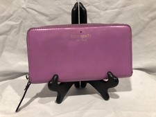 Kate Spade Lacey City Zip Around Wallet Lilac Purple Flaw