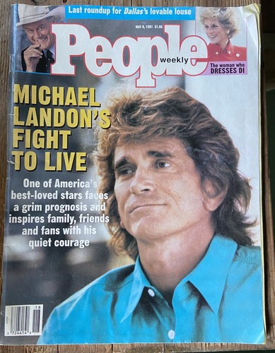 Vintage People Magazine May 1991 Michael Landon’s Fight to Live ; Princess Diana