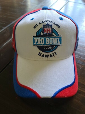 Vtg 2006 reebok nfl Hawaii Pro Bowl NFL aloha stadium white Cap Hat osfa afc nfc