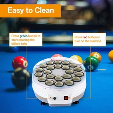 Automatic Pool Ball Snookers Cleaner Polisher Machine 16/22 Ball 