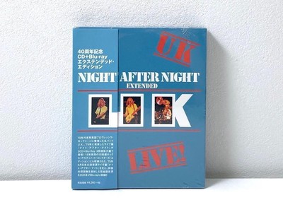 U.K. Night After Night 40th Anniversary Extended Edition 2CD＋Blu-ray w/OBI