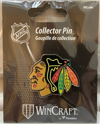 CHICAGO BLACKHAWKS LOGO LAPEL COLLECTOR PIN NEW WINCRAFT