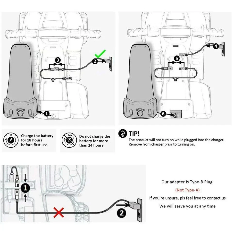 Adaptador de CA de 6 V para KT1378WM KIDTRAX Chase PAW PATRL cargador de batería de 6 V Foto 3 de 4