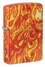 ORIG. ZIPPO "FUSION FIRE DESIGN 540" TUMBLED BRASS LIGHTER ** NEW ** 60006984