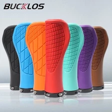 BUCKLOS Handlebar Grip MTB Lock on Silicone Shock Absorption Bike Grips Fit ODI