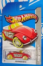 Hot Wheels 2013 Graffiti Rides Series #40 Volkswagen Beetle Convertible Red