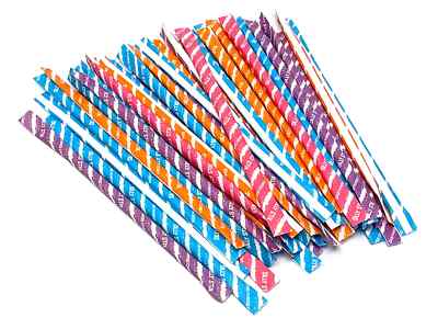 500 PIXY SILLY STIX CANDY - SWEET & SOUR SUGAR FILLED STRAWS - ASSORTED FLAVORS