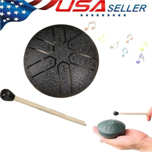 Steel Tongue Drum Rain Chime Rain Drum Instrument For Outside, Drum Handpan-US