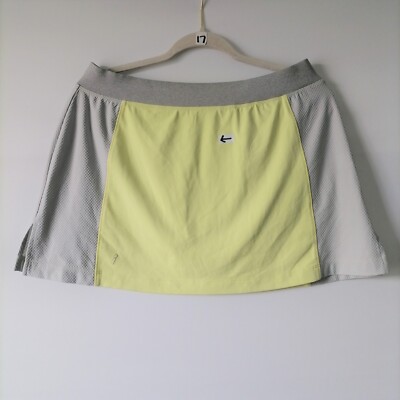 Tail Womens Multicolor Lightning Bug Colorblock Pull-On Athletic Skirt Size L