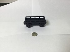 Thomas the Train Black Cargo Car Tank Engine Wooden Railway Friends 2003