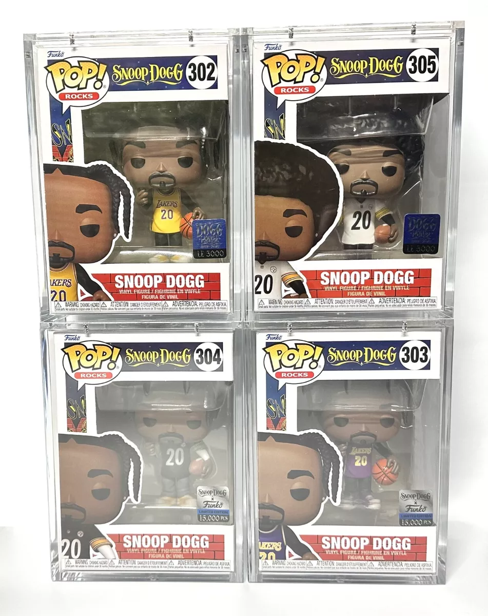 Complete Set - Funko Snoop Dogg 5K Lakers Steelers Jersey 302 303 304 305 (Read)