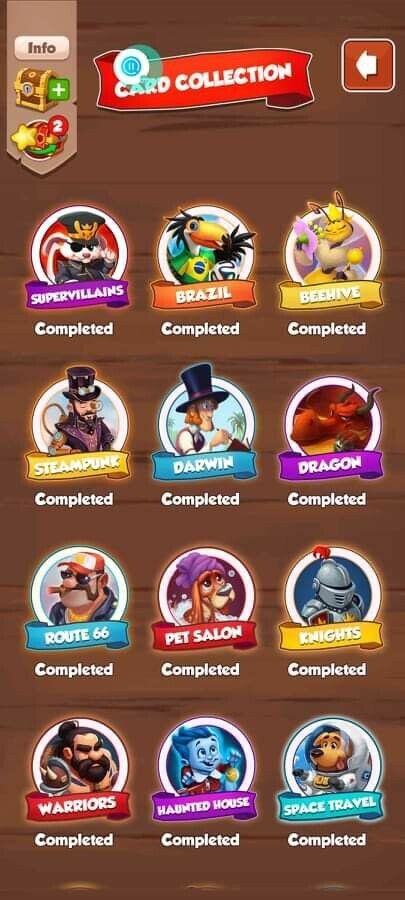 Coin Master Unlock All Card Sets  