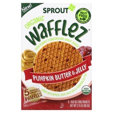 Wafflez, Pumpkin Butter  Jelly, 5 Packets, 0.63 oz 18 g Each