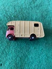 VINTAGE LESNEY MATCHBOX # 35 MARSHALL HORSE BOX WITH RARE BLACK PLASTIC WHEELS
