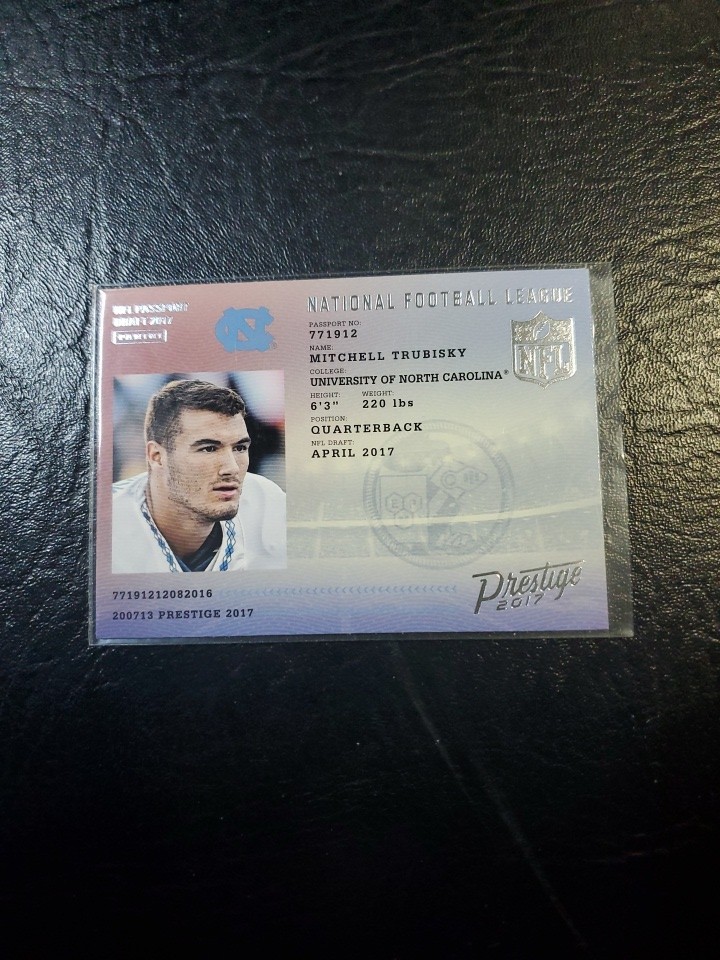 Mitchell Trubisky Panini Prestige NFL Passport #8 Base