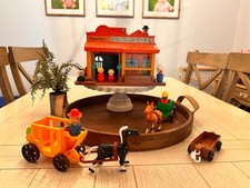 fisher price vintage Western town