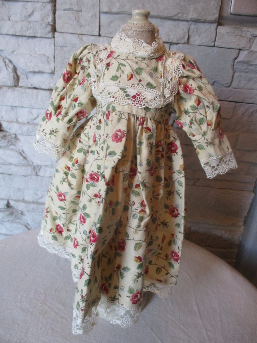 ROBE GUIMPE &JUPE Pour Poupee Ancienne / Tbe EUR 40,00 - FR