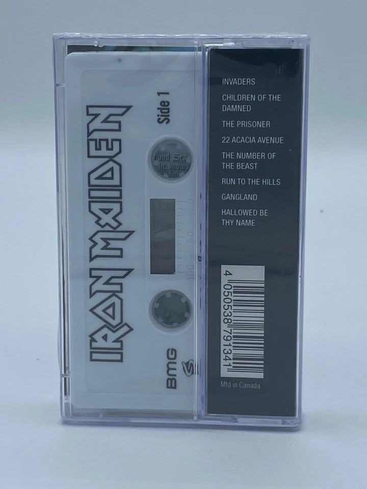 IRON MAIDEN "NUMBER OF THE BEAST" CASSETTE NEW SEALED LIMITED EDITION BMG - Image 2 of 2