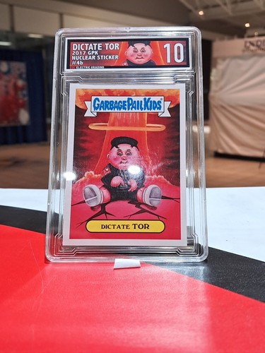 2017 Garbage Pail Kids Adam-Geddon Nuclear #4b Dictate Tor GPK PSA 10 Gem Mint - Picture 3 of 19