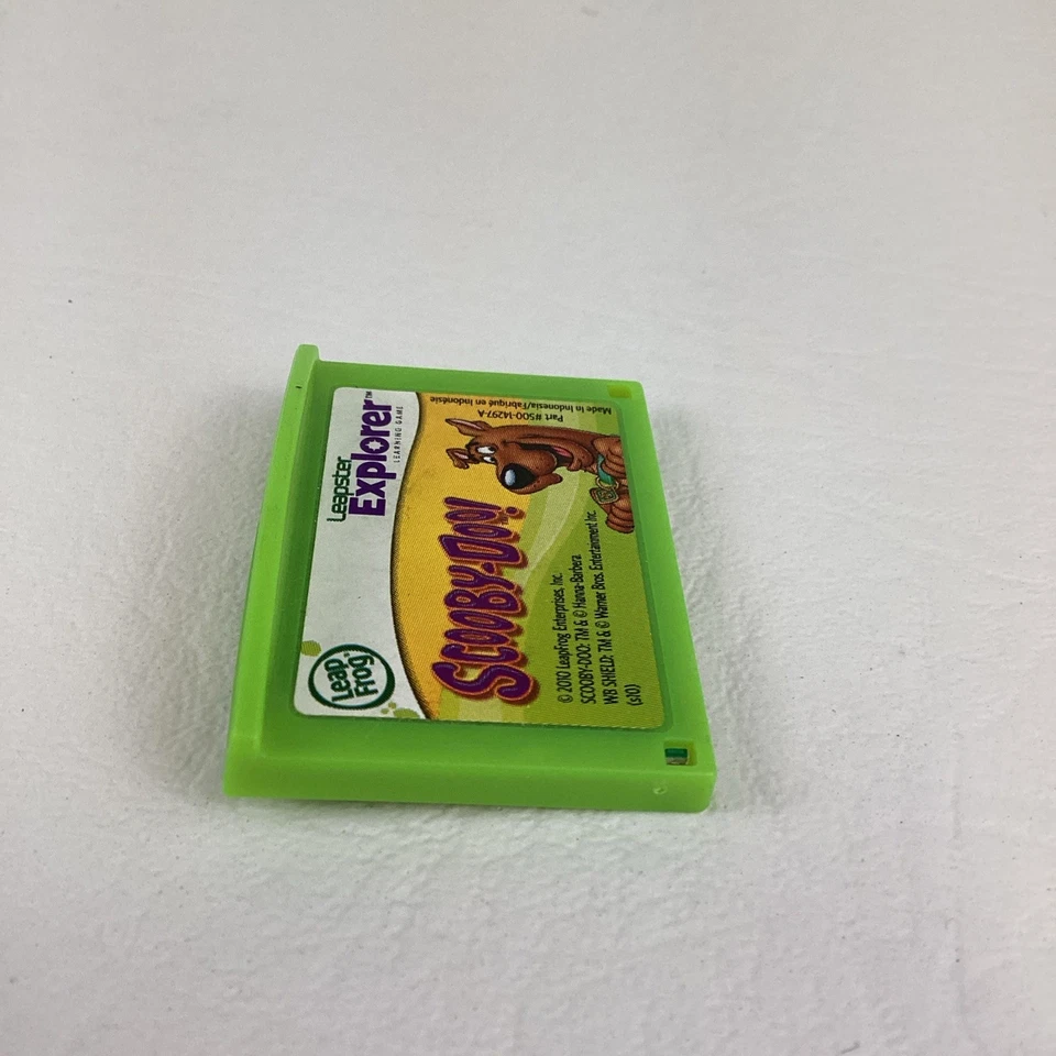 Leap Frog Explorer Video Game Cartridge Scooby Doo Learning Hanna Barbera 2010 - Image 3 of 4