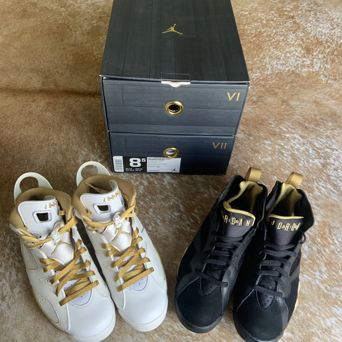 Jordan 7/6 Retro Golden Moments Pack for Sale | Authenticity